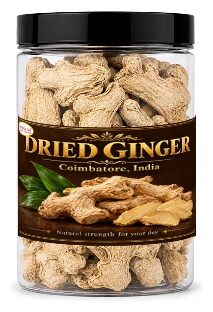 Bibhakar Dry Ginger (Sonth) from Coimbatore, Tamil Nadu in a PET jar