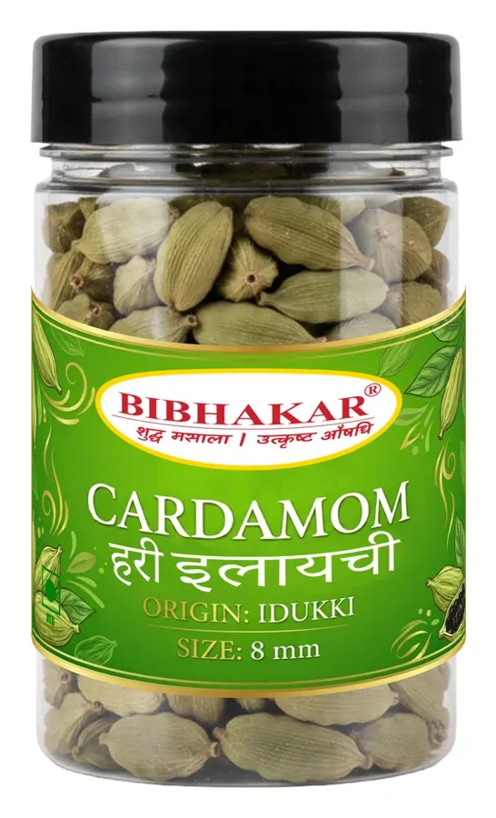 Bibhakar Green Cardamom in PET jar